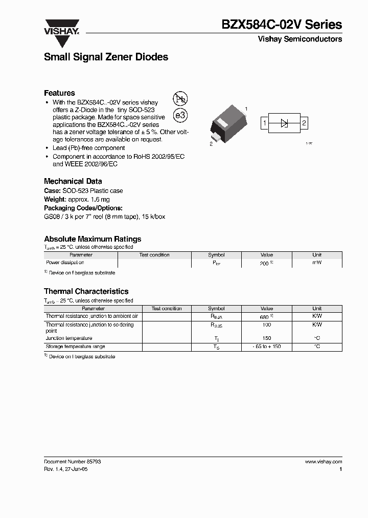 BZX584C3V9-02V-GS18_6838191.PDF Datasheet