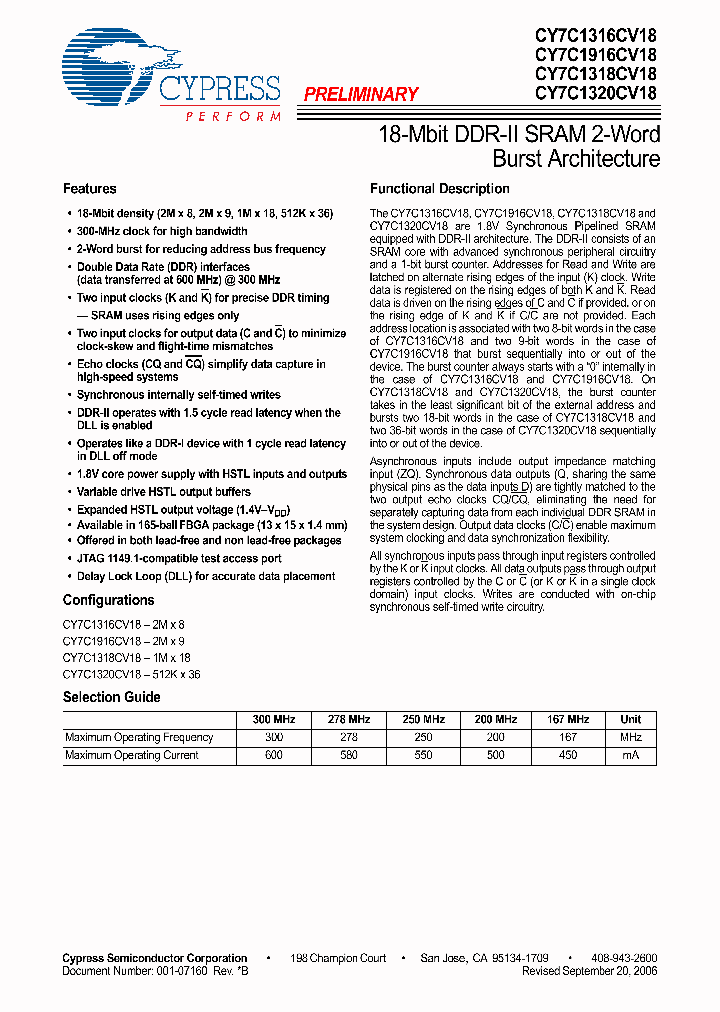 CY7C1316CV18-278BZC_6838721.PDF Datasheet