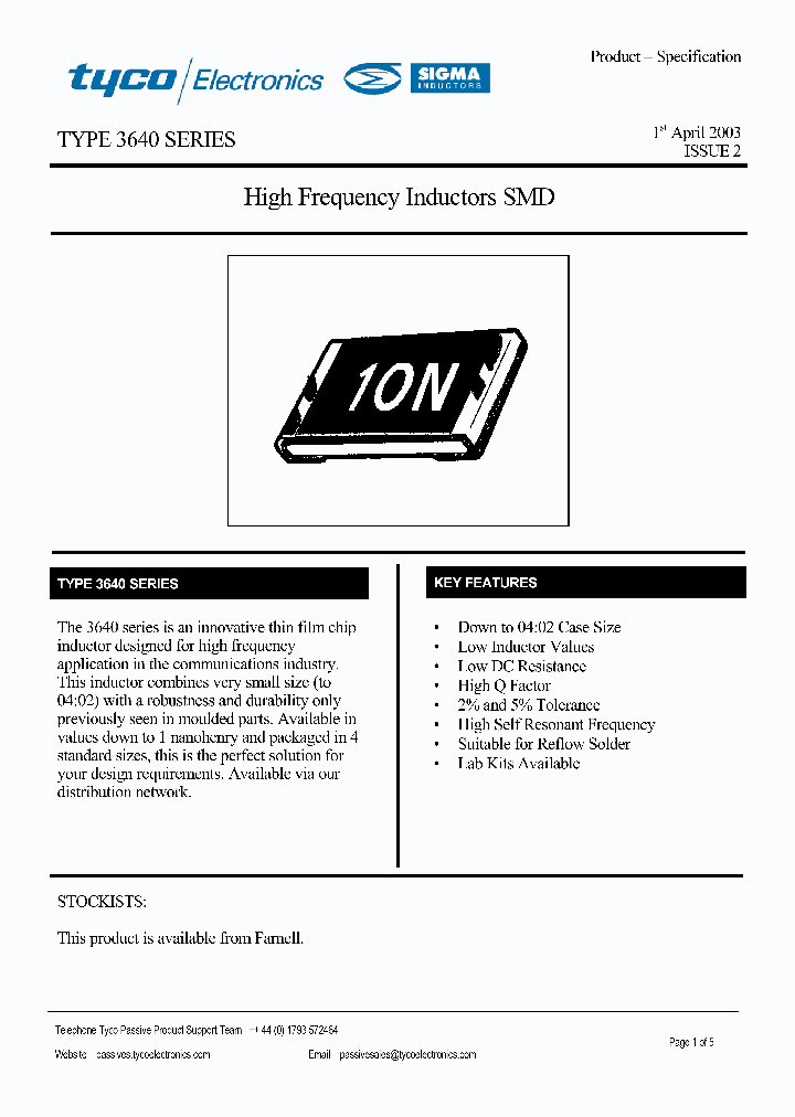 36402B10NG_6841221.PDF Datasheet