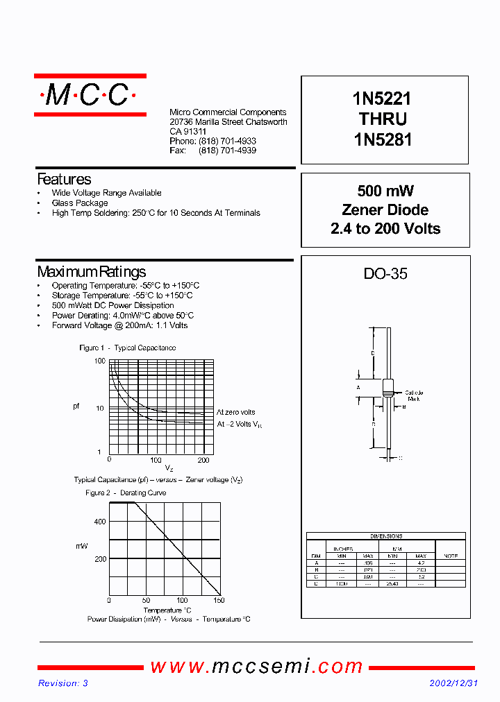 1N5278BDO-35-TP_6859932.PDF Datasheet