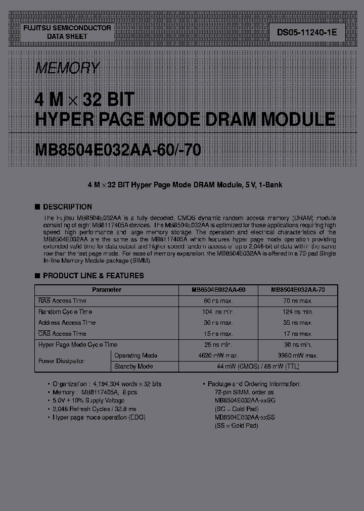 MB8504E032AA-70SG_6864006.PDF Datasheet