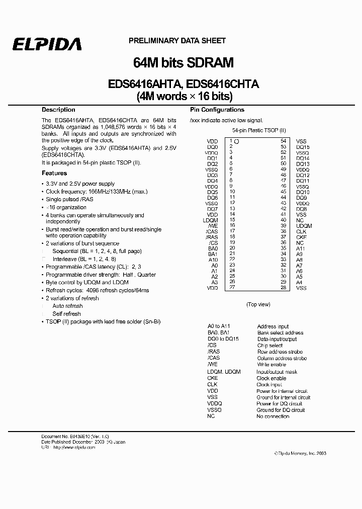 EDS6416CHTA-60L-E_6864088.PDF Datasheet
