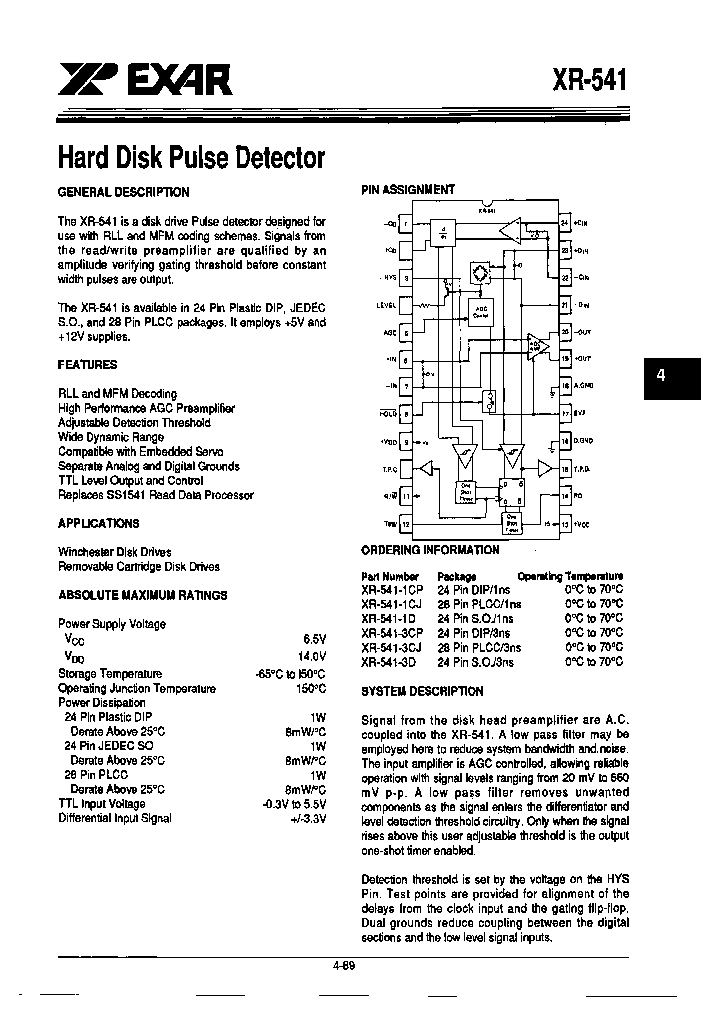 XR-541-1D_6864210.PDF Datasheet