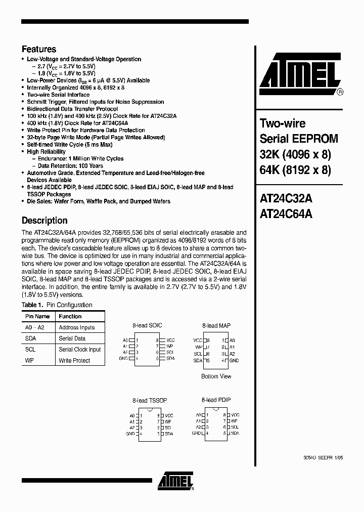 AT24C64AY1-10YU-27_6865643.PDF Datasheet