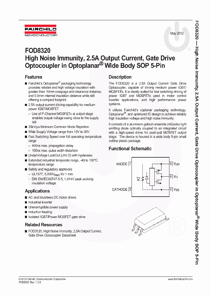 FOD8320_6953175.PDF Datasheet