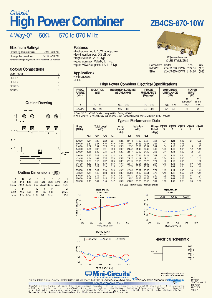 ZB4CS-870-10W_6881542.PDF Datasheet