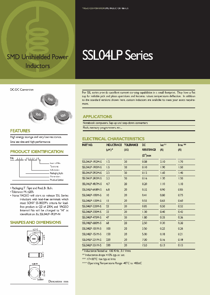 SSL04LP-101L-N_6887995.PDF Datasheet
