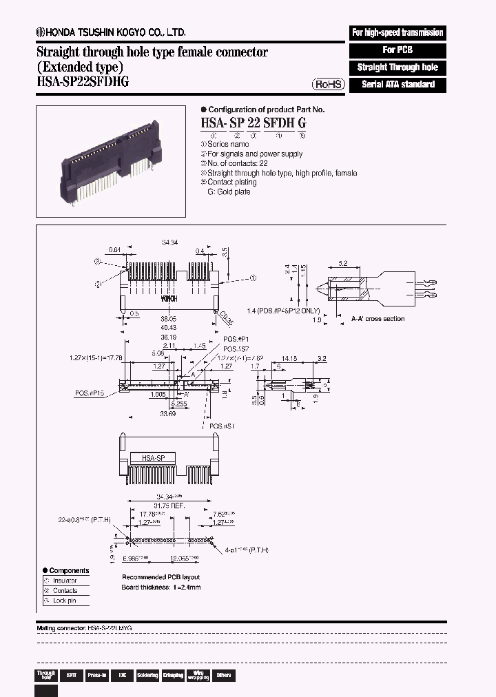 HSA-SP22SFDHG_6895684.PDF Datasheet