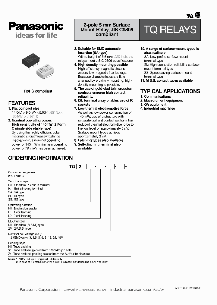 TQ2H-12V_6958128.PDF Datasheet