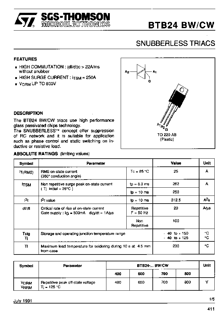 BTB24-600BWF5_6906730.PDF Datasheet