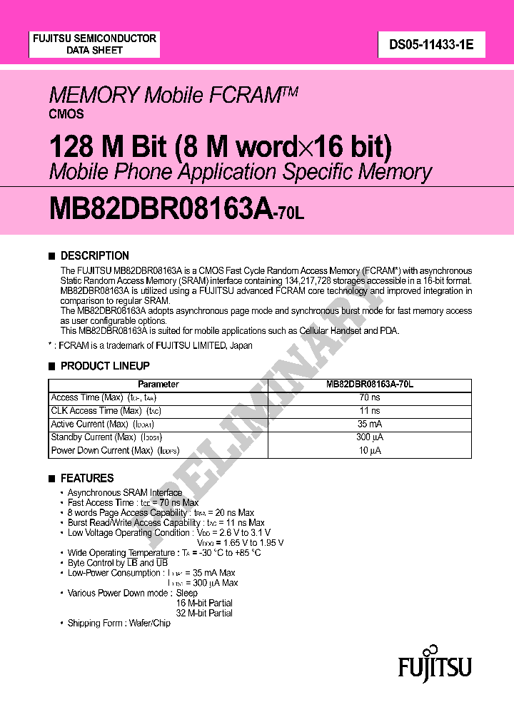 MB82DBR08163A-70LWT_6918229.PDF Datasheet