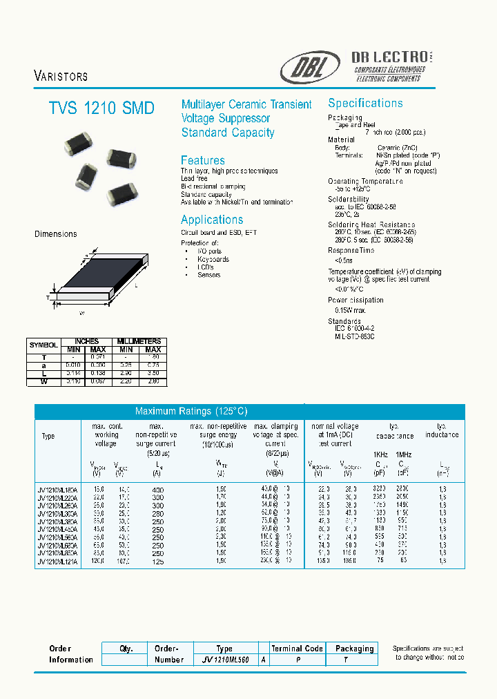 JV1210ML220A_6925633.PDF Datasheet Download --- IC-ON-LINE