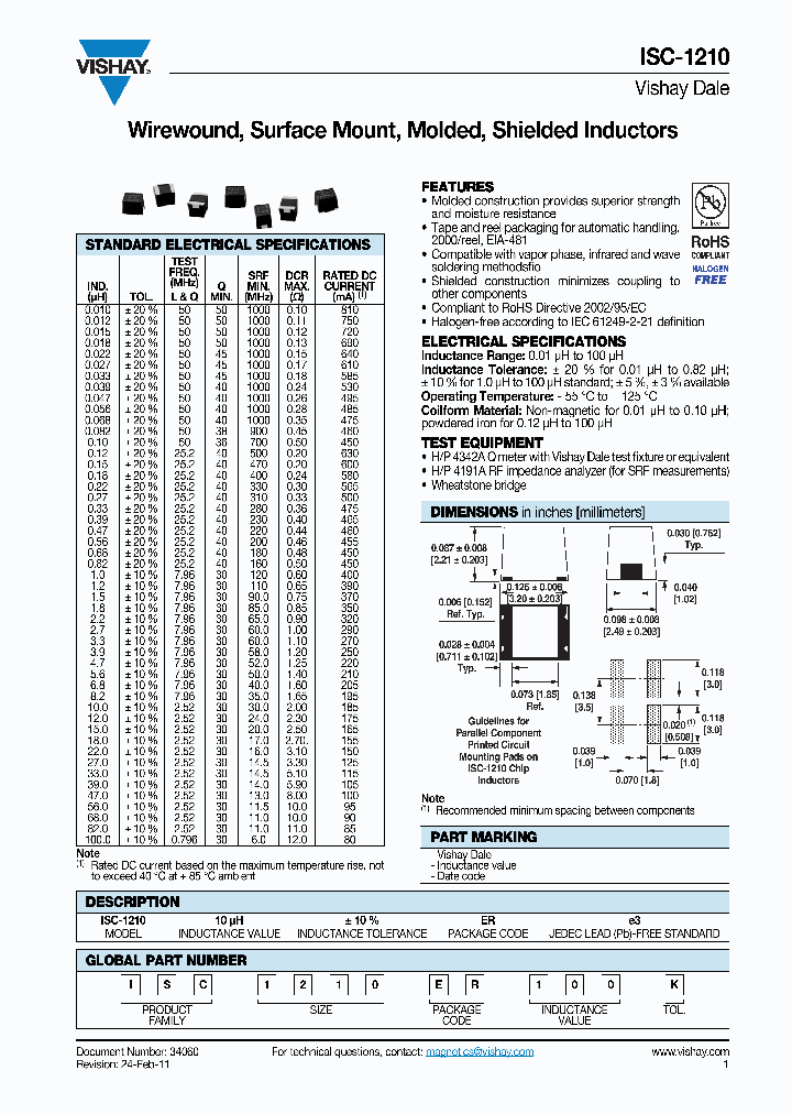 ISC1210SY820K_6951992.PDF Datasheet