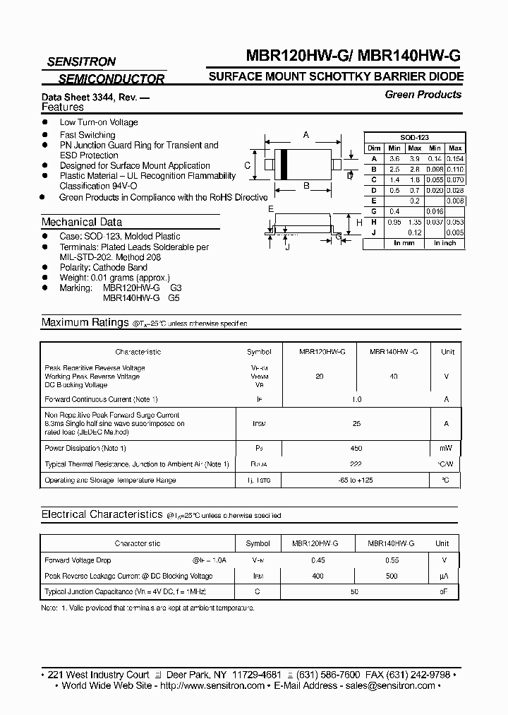 MBR140HW-G-T1_6961185.PDF Datasheet