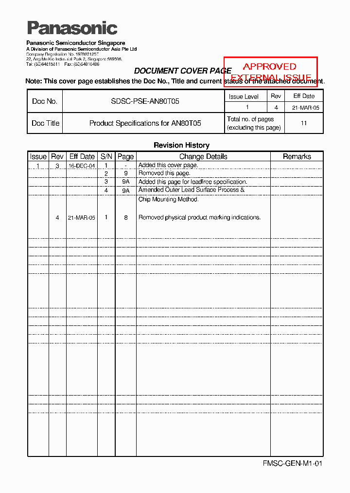 AN80T05_6963412.PDF Datasheet Download --- IC-ON-LINE