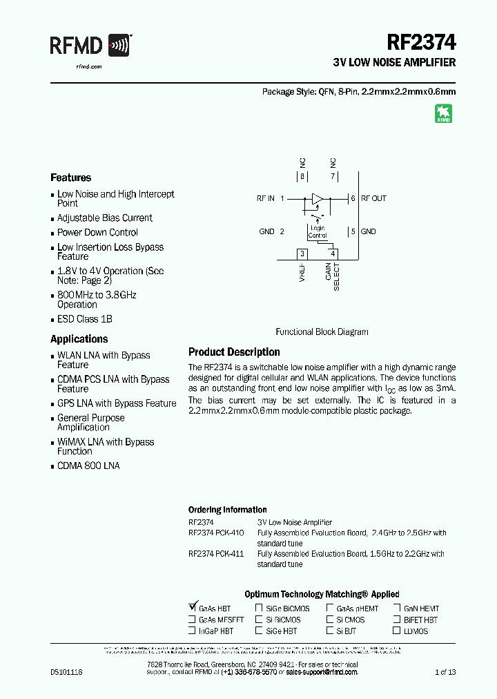 RF2374_6963141.PDF Datasheet Download