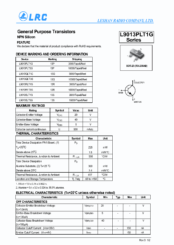 L9013RLT3G_6963517.PDF Datasheet