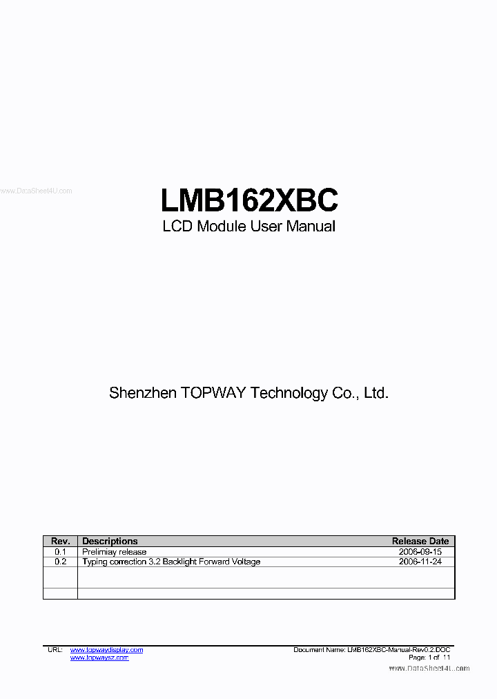 LMB162XBC_6964537.PDF Datasheet