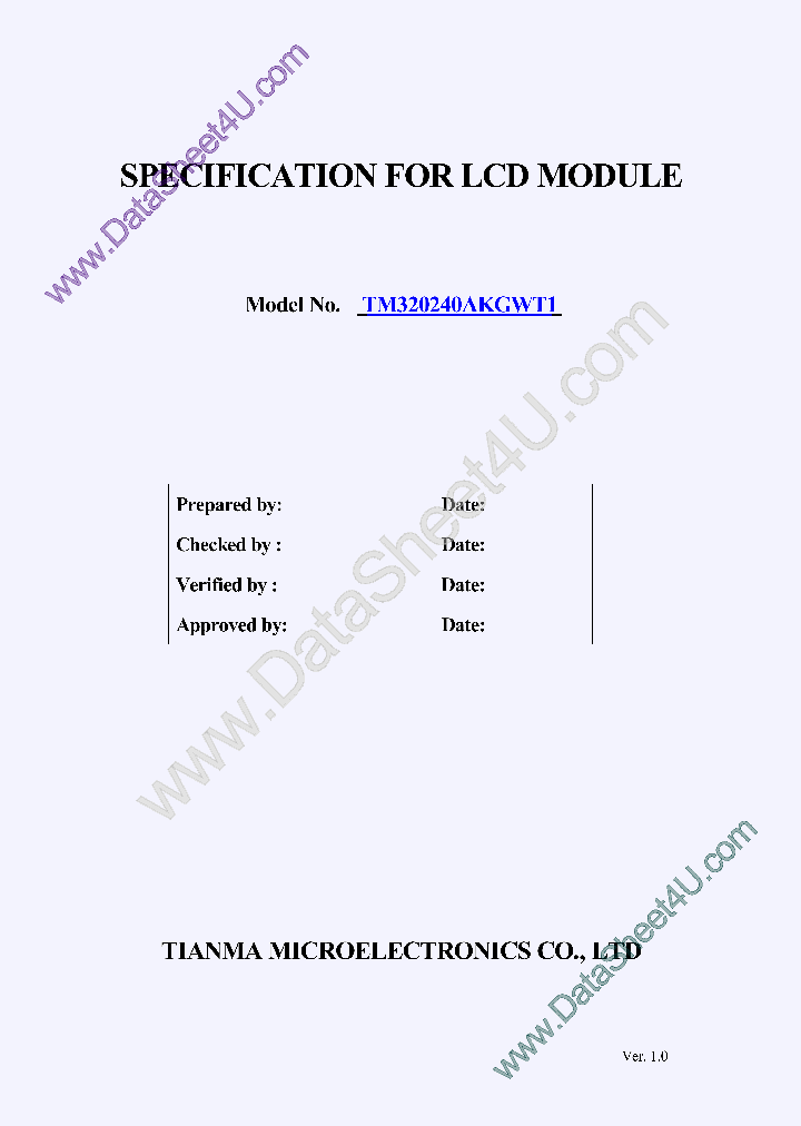TM320240AKGWT1_6965419.PDF Datasheet