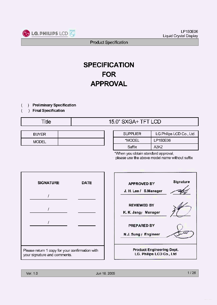 LP150E06-A3K2_6974272.PDF Datasheet