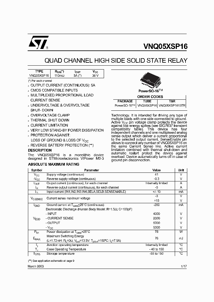 VNQ05XSP16TR-E_6981110.PDF Datasheet