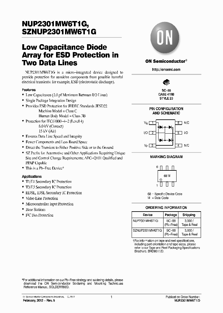 SZNUP2301MW6T1G_6987552.PDF Datasheet