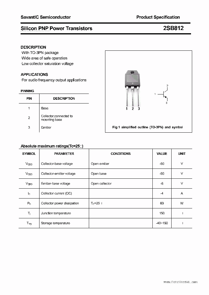 2SB812_6984631.PDF Datasheet