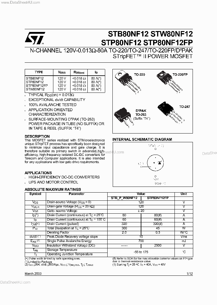 STB80NF12_6988710.PDF Datasheet