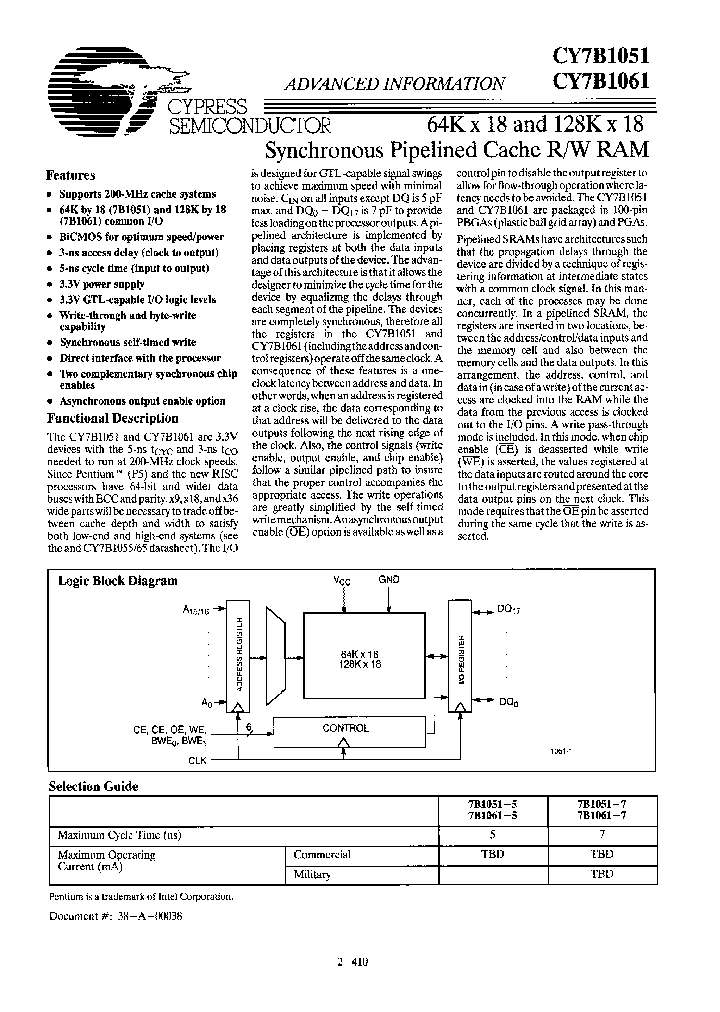 CY7B1051-7BC_6990290.PDF Datasheet