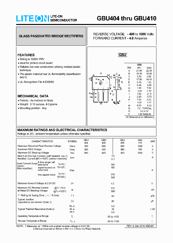 GBU410_6991608.PDF Datasheet