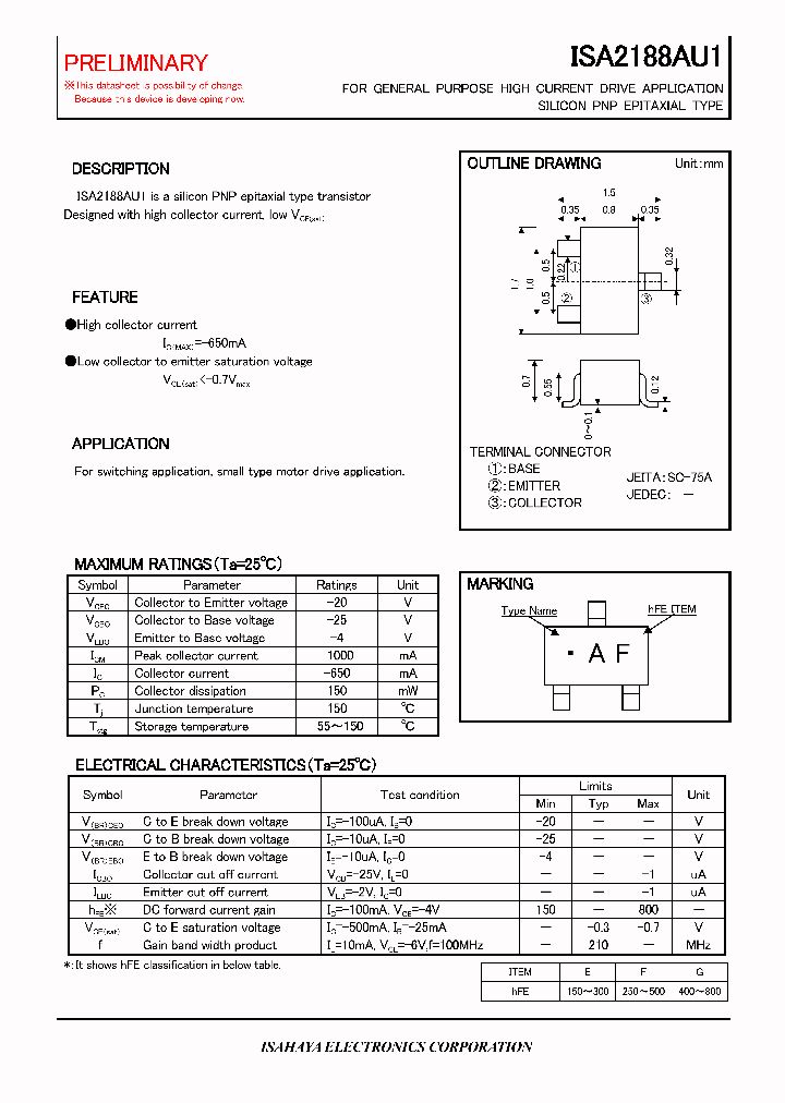 ISA2188AU1_6993996.PDF Datasheet