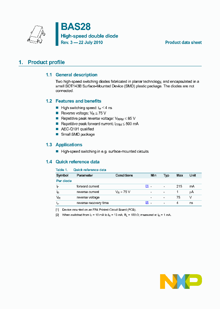 BAS28215_7006239.PDF Datasheet Download --- IC-ON-LINE