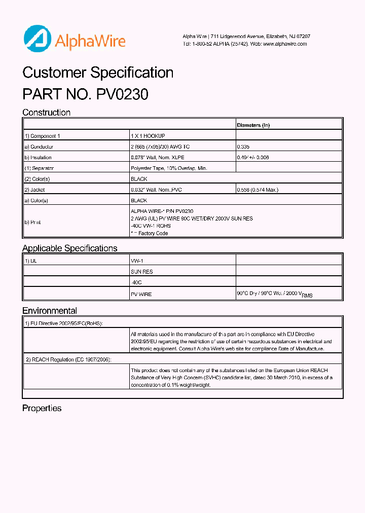 PV0230_7007674.PDF Datasheet