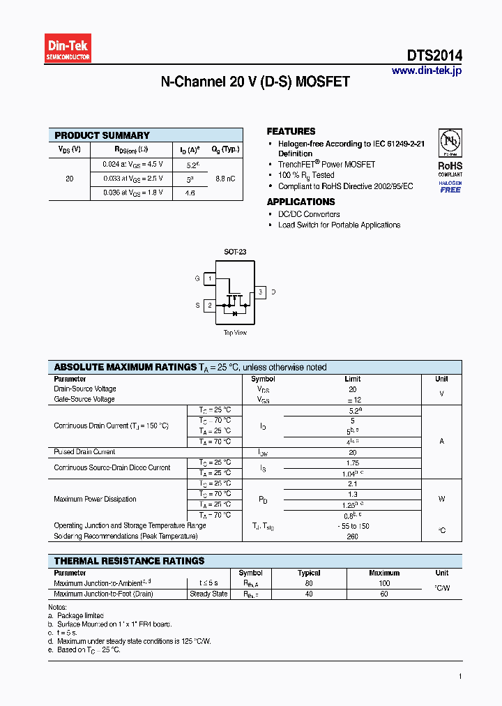 DTS2014_7012656.PDF Datasheet