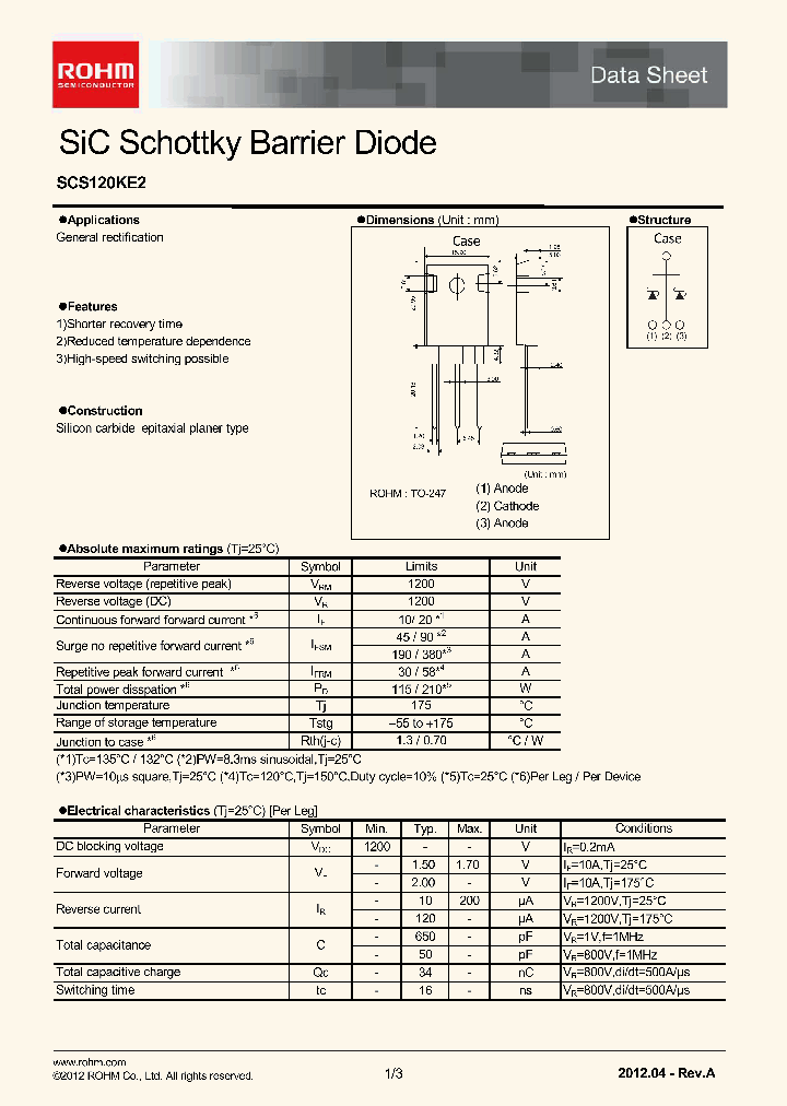 SCS120KE2_7013520.PDF Datasheet
