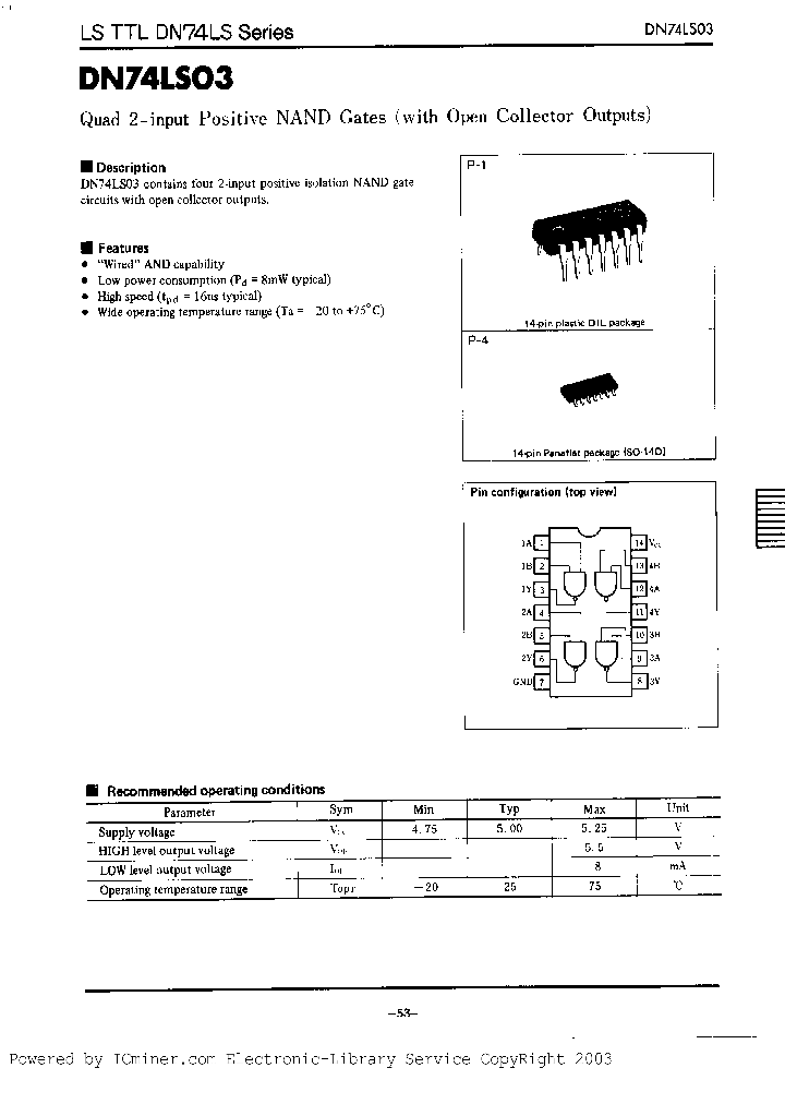 DN74LS03S_7025516.PDF Datasheet