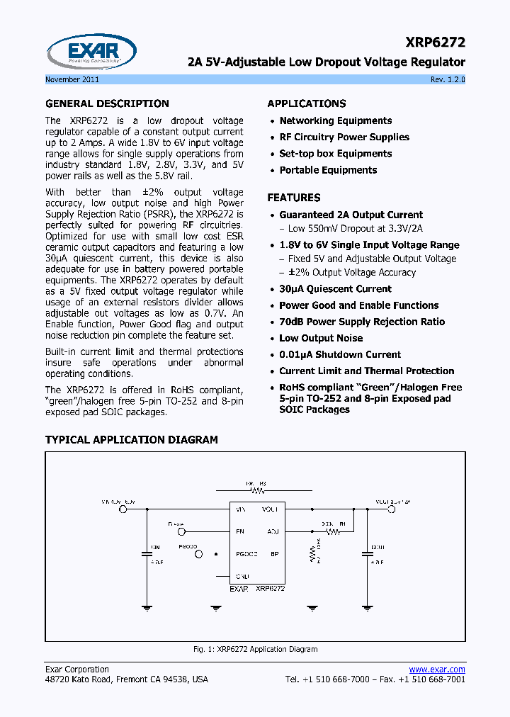 XRP6272ITC5TR-F_7035639.PDF Datasheet