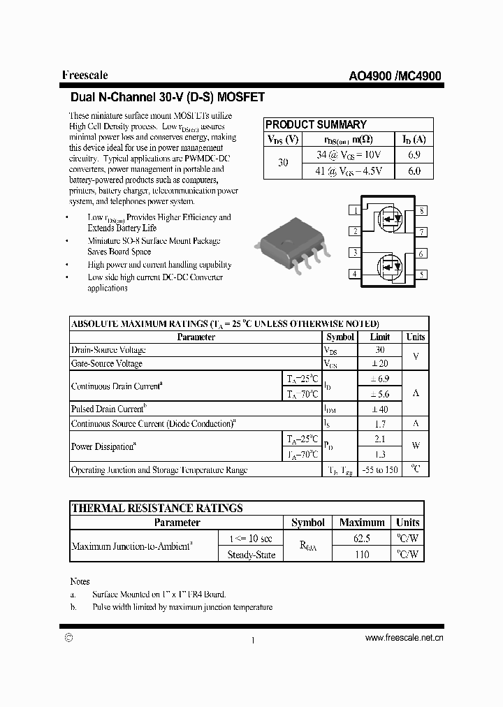 AO4900_7049103.PDF Datasheet