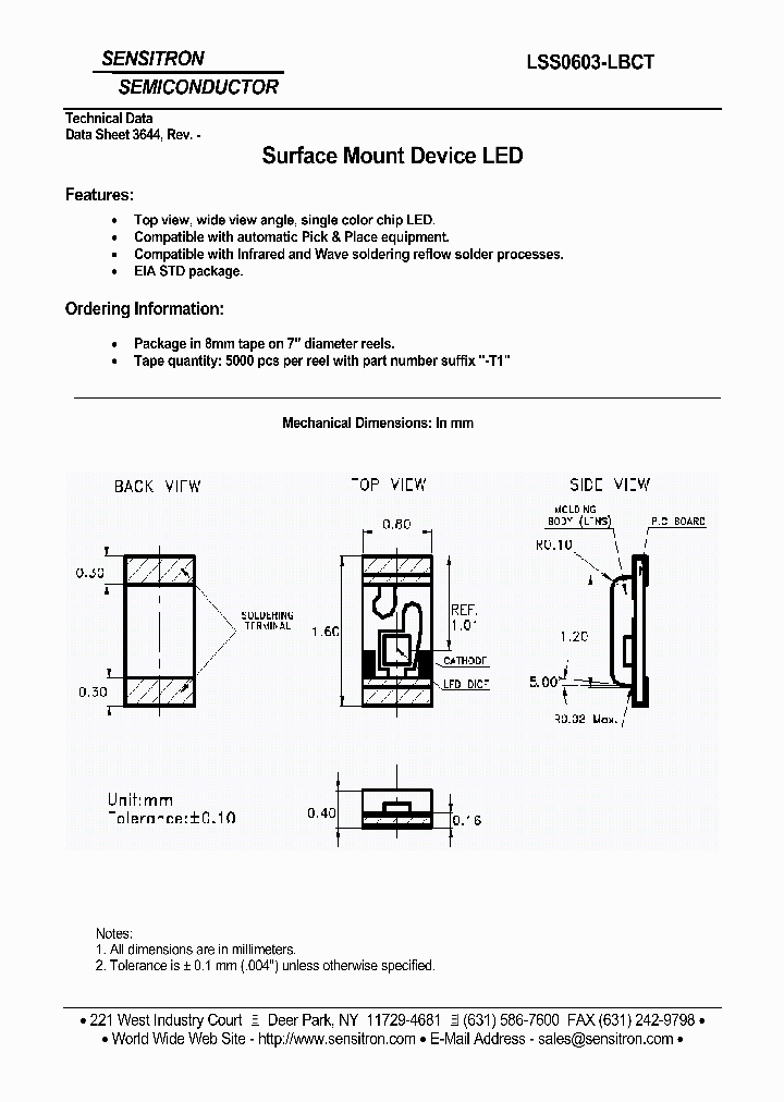 LSS0603-LBCT-T1_7064910.PDF Datasheet