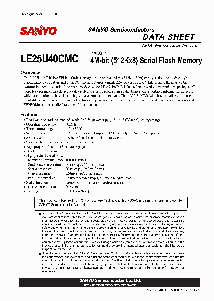 LE25U40CMC_7096132.PDF Datasheet