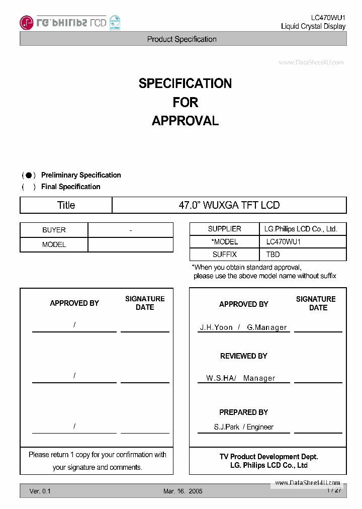 LC470WU1_7106692.PDF Datasheet