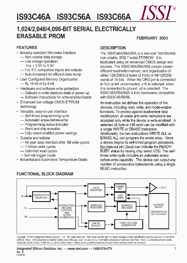 IS93C46A-PA_7131146.PDF Datasheet