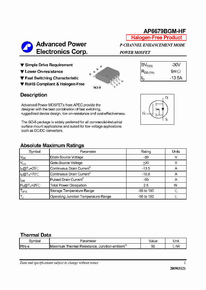 AP6679BGM-HF_7138599.PDF Datasheet