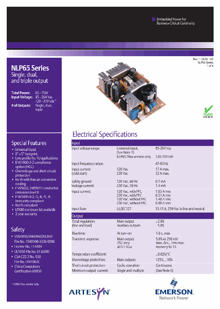 NLP65-9605GJ_7140499.PDF Datasheet