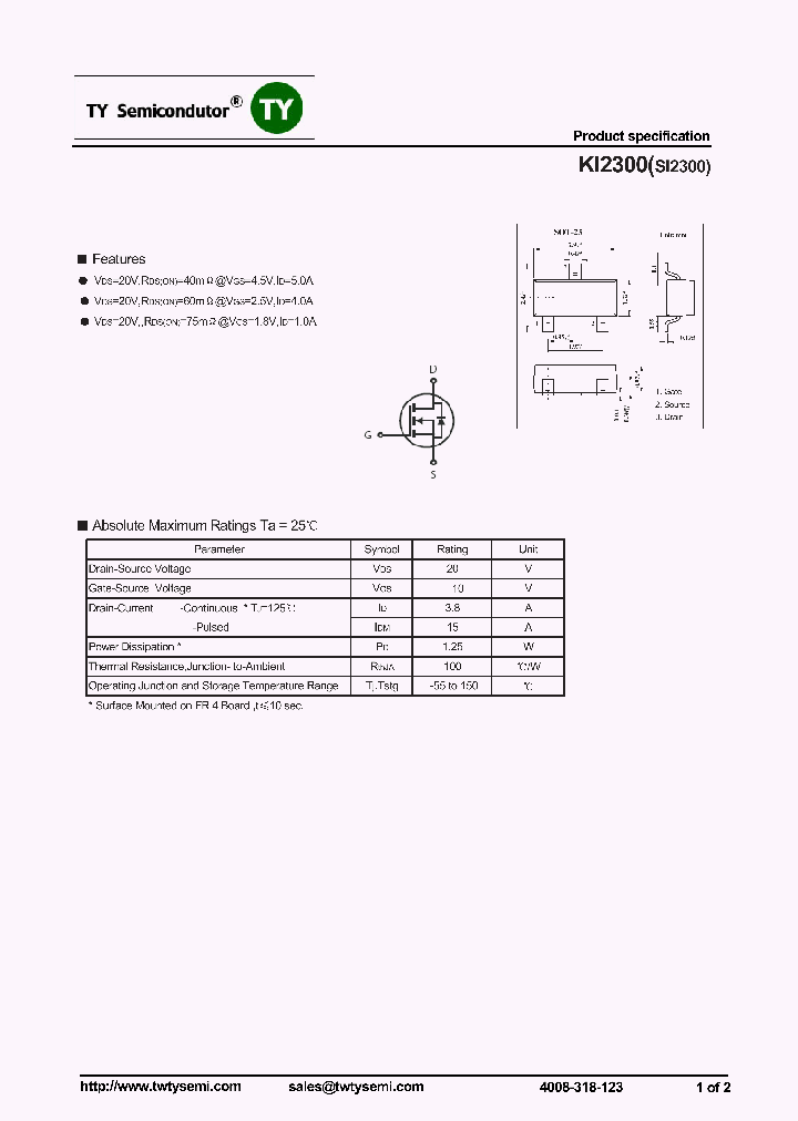 SI2300_7148626.PDF Datasheet