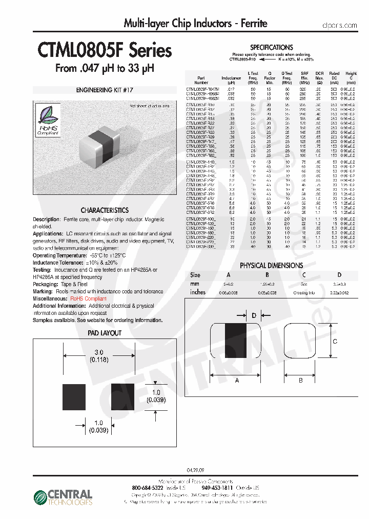 CTML0805F-R12M_7146406.PDF Datasheet