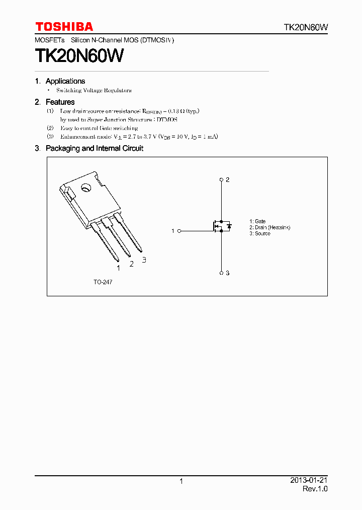 TK20N60W_7150440.PDF Datasheet