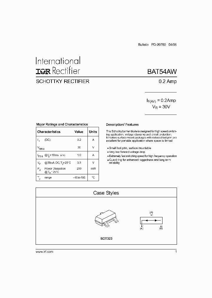 BAT54AW_7170412.PDF Datasheet