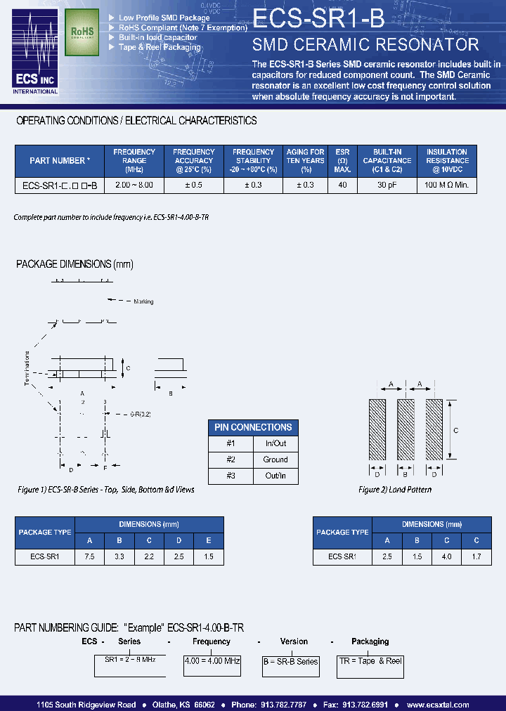 ECS-SR1-400-B-TR_7172776.PDF Datasheet