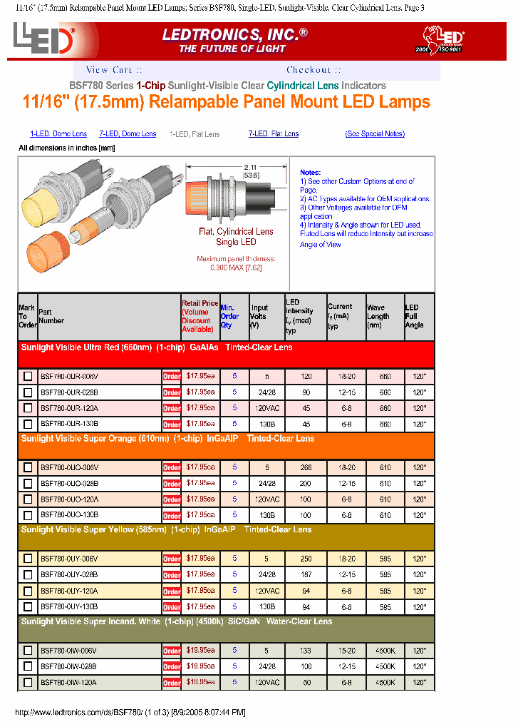 BSF780-0UO-006V_7193440.PDF Datasheet
